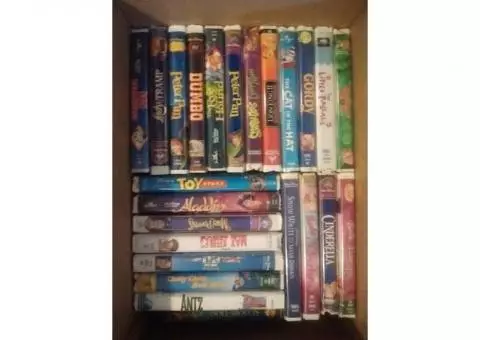 Assorted VHS TAPES. $0.50/TAPE or negotiable
